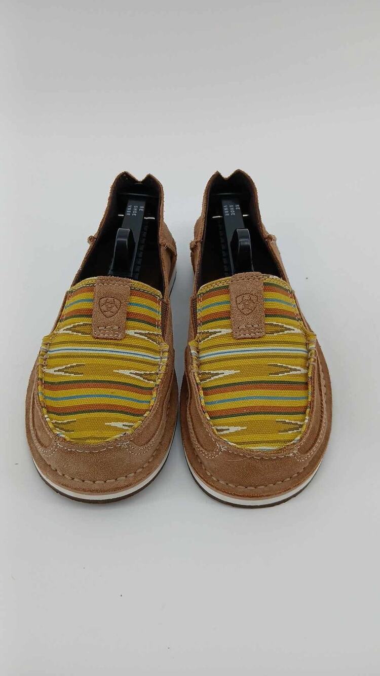 Suede slip-on shoes, Ariat Cruiser, Navajo/Tribal pattern (8)
